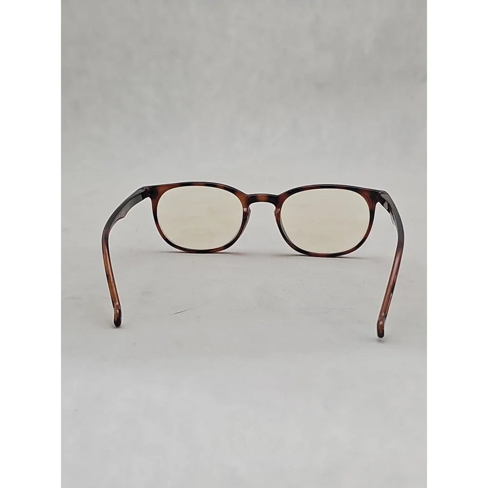 EUC Gamma Ray Optics OG-010-TOR1 Tortoise Slim Vintage Blue Light Glasses